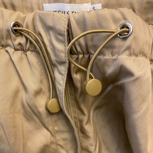 AVEC LES FILLES Parachute-Style Pants in Khaki Size Small - Picture 9 of 10